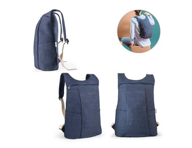 Mochila em Denim