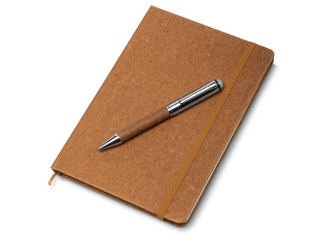 Kit caderno e caneta